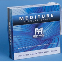 Tubular Retainer Dressing Meditube™ Cotton 5/8 Inch X 50 Yard Size 1 White Small Finger / Toe NonSterile,72529  (1/BX)