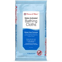 Rinse-Free Bath Wipe Pharma-C-Wipes® Soft Pack Water / Propylene Glycol / Glycerin / Cocamidopropyl Betaine / Aloe / Vitamin E Scented 10 Count,72709  (36/CS)