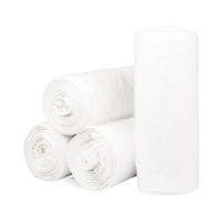 Trash Bag McKesson 30 gal. White LLDPE 0.80 mil 30 X 36 Inch Star Seal Bottom Coreless Roll,72755  (200/CS)
