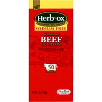 Instant Broth Herb-Ox® Beef Flavor Bouillon Flavor Liquid 8 oz. Individual Packet,72890  (300/CS)