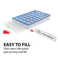 Pill Organizer Pharmadose® Locking Pill Planner Small 7 Day 4 Dose (M-1146030)