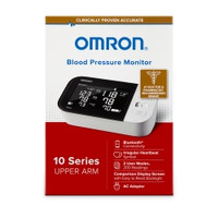 Home Automatic Digital Blood Pressure Monitor Omron 10 Series® Wide Range Cloth Fabric Cuff 23 - 43 cm Desk Model (M-1150421)
