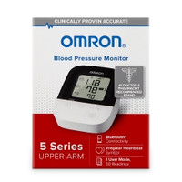 Home Automatic Digital Blood Pressure Monitor Omron®5 Series™ Wide Range Nylon Cuff 23 - 43 cm Desk Model (M-1150426)