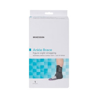 Ankle Brace McKesson Small Lace-Up / Figure-8 Strap / Hook and Loop Closure Foot,73224  (1/EA)