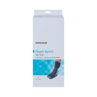 Dorsal Night Splint McKesson Small / Medium Hook and Loop Closure Male 4 to 8-1/2 / Female 5 to 9-1/2 Foot (M-1159121)