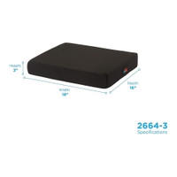 Seat Cushion Nova 18 X 16 X 3 Inch Foam (M-1172857)