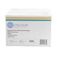 Adhesive Strip Tru-Colour® 1 X 3 Inch Fabric Rectangle Beige Sterile (M-1183083)