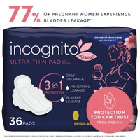 Feminine Pad incognito® by Prevail Ultra Thin with Wings Regular Absorbency (M-1184034)