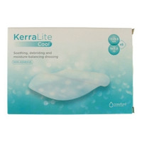 Hydrogel Wound Dressing KerraLite Cool® Border Sheet 3-1/2 X 5 Inch Sheet Sterile (M-1189360)