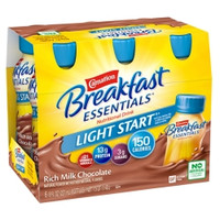 Oral Supplement Carnation Breakfast Essentials® Light Start™ Rich Chocolate Flavor Liquid 8 oz. Bottle (M-1199448)