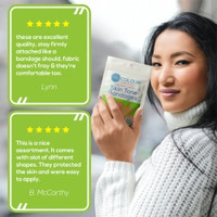 Waterproof Adhesive Strip Tru-Colour® Assorted Sizes Fabric Rectangle / Spot / Patch / Fingertip / Knuckle Olive Sterile (M-1216135)