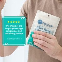 Waterproof Adhesive Strip Tru-Colour® Assorted Sizes Fabric Knuckle / Fingertip Beige Sterile (M-1216140)