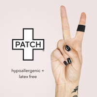 Adhesive Strip Patch™ 3/4 X 3 Inch Bamboo / Activated Charcoal Rectangle Black Sterile (M-1219442)