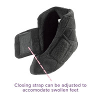 Bootie Slippers Silverts® Medium / X-Wide Black Ankle High (M-1219510)