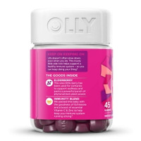 Dietary Supplement OLLY® Active Immunity+Elderberry Echinacea / Black Elderberry Extract / Zinc / Vitamin C 40 mg - 65 mg - 5 mg - 180 mg Gummy 45 per Bottle Berry Brave Flavor (M-1228371)