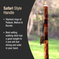 Walking Stick Brazos™ Wood 55 Inch Height Safari (M-1229023)