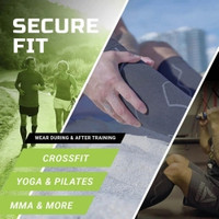 Compression Socks Green Drop™ Knee High Large / X-Large Black Closed Toe (M-1230637)