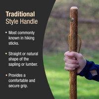 Walking Stick Brazos™ Free Form Wood 41 Inch Height American Hardwood (M-1237887)