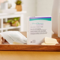 Thin Hydrocolloid Dressing DuoDERM® Extra Thin 3 X 3 Inch Square (M-205195)