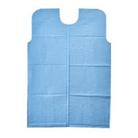 Patient Exam Gown Medium / Large Blue Disposable (M-247351)