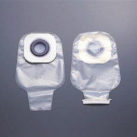 Colostomy Pouch Karaya 5 One-Piece System 12 Inch Length Convex, Pre-Cut 1-3/8 Inch Stoma Drainable (M-247657)