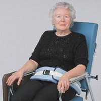 Padded Belt Posey® 13 Inch Length White / Blue (M-251427)