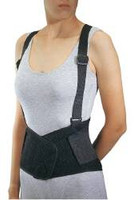 Occupational Back Support ProCare® Industrial X-Large Hook and Loop Closure 42 to 50 Inch Waist Circumference 8 Inch Height Adult (M-258945)