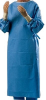 Non-Reinforced Surgical Gown with Towel Astound® 2X-Large Blue Sterile AAMI Level 3 Disposable (M-273643)
