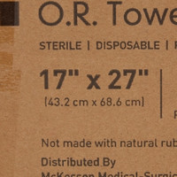 O.R. Towel McKesson 17 W X 27 L Inch Blue Sterile (M-277862)