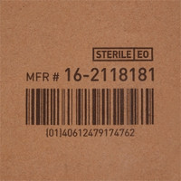 Surgical Laparotomy Sponge McKesson X-Ray Detectable Cotton 18 X 18 Inch 5 Count Soft Pack Sterile (M-291446)