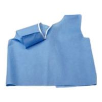 Exam Cape Blue One Size Fits Most Front / Back Opening Without Closure Female (M-304316)