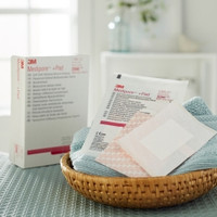 Adhesive Dressing 3M™ Medipore™ 3-1/2 X 4 Inch Soft Cloth Rectangle White Sterile (M-315360)