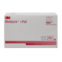 Adhesive Dressing 3M™ Medipore™ 2 X 2-3/4 Inch Soft Cloth Rectangle White Sterile (M-324093)
