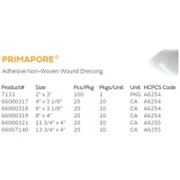 Adhesive Dressing Primapore 4 X 11-3/4 Inch Rectangle Sterile (M-364692)