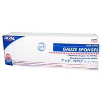 Gauze Sponge Dukal™ 3 X 3 Inch 200 per Pack NonSterile 12-Ply Square (M-374451)