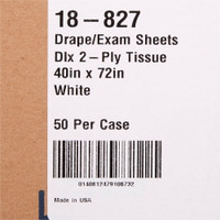 General Purpose Drape McKesson Physical Exam Drape 40 W X 72 L Inch NonSterile (M-40425)