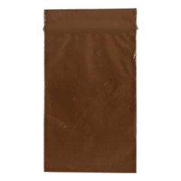 Reclosable Bag 2-1/2 X 9 Inch Plastic Amber Zipper Closure (M-405305)