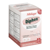 Allergy Relief Diphen 25 mg Strength Tablet 200 Packets Per Box (M-406725)