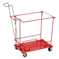 Sharps Container Floor Cart / Trolley SharpSafety™ Wheeled Non-Locking (M-413606)