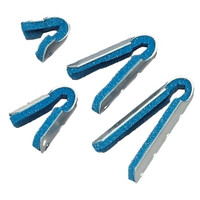 Finger Cot Splint AlumaFoam® Adult One Size Fits Most Without Fastening Finger Silver / White (M-440626)