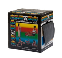 Exercise Resistance Band CanDo® Low Powder Black 5 Inch X 50 Yard X-Heavy Resistance (M-450482)