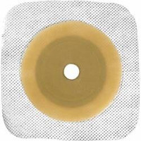 Ostomy Barrier Esteem synergy® Precut, Standard Wear Stomahesive® White Tape Small Flange Esteem Synergy™ System Hydrocolloid 1 Inch Opening 4 X 4 Inch,79661  (10/BX)