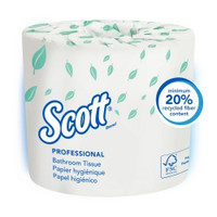 Toilet Tissue Scott® Essential White 1-Ply Standard Size Cored Roll 1210 Sheets 4 X 4-1/10 Inch (M-506916)