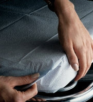 Stretcher Sheet Graham Medical® Standard 40 W X 90 L Inch White 3-Ply Tissue Disposable (M-51440)