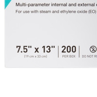 Sterilization Pouch McKesson Argent™ Sure-Check® Ethylene Oxide (EO) Gas / Steam 7-1/2 X 13 Inch Transparent / Blue Self Seal Paper / Film (M-524881)