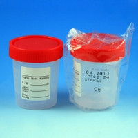 Specimen Container 2-1/4 X 2-7/8 Inch 120 mL (4 oz.) Screw Cap Patient Information Sterile (M-537799)