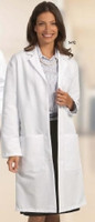 Lab Coat White Small Knee Length 65% Polyester / 35% Cotton Reusable (M-545851)