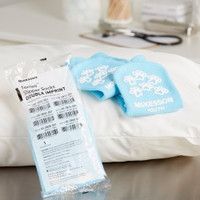 Slipper Socks McKesson Terries™ Youth Light Blue Above the Ankle (M-558993)