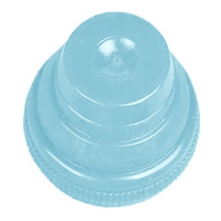 Globe® Scientific Tube Closure Polyethylene Plug Cap Light Blue For use with 10, 12, 13 and 16 mm Tubes Secondary Tube (M-561353)
