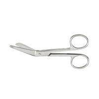 Bandage Scissors Lister 5-1/2 Inch Length Finger Ring Handle Angled Sharp Tip / Sharp Tip (M-580997)